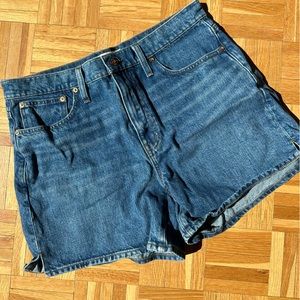 Madewell Relax Mid Length Denim Shorts